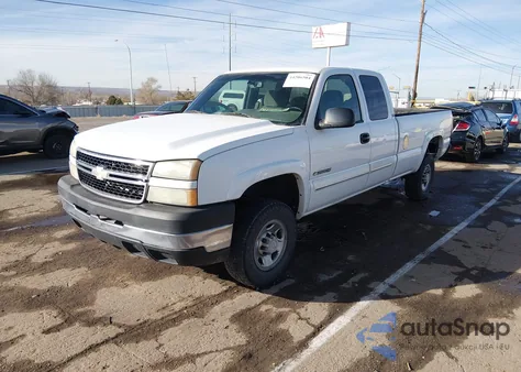 2006 Chevrolet Silverado 2500Hd Lt1 из США, поврежденный, VIN 1GCHC29U76E282614